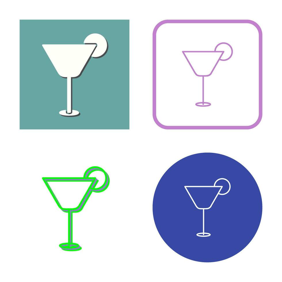 Cocktail Drink Vector Icon