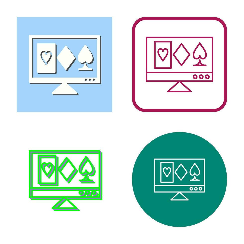 Online Gambling Vector Icon