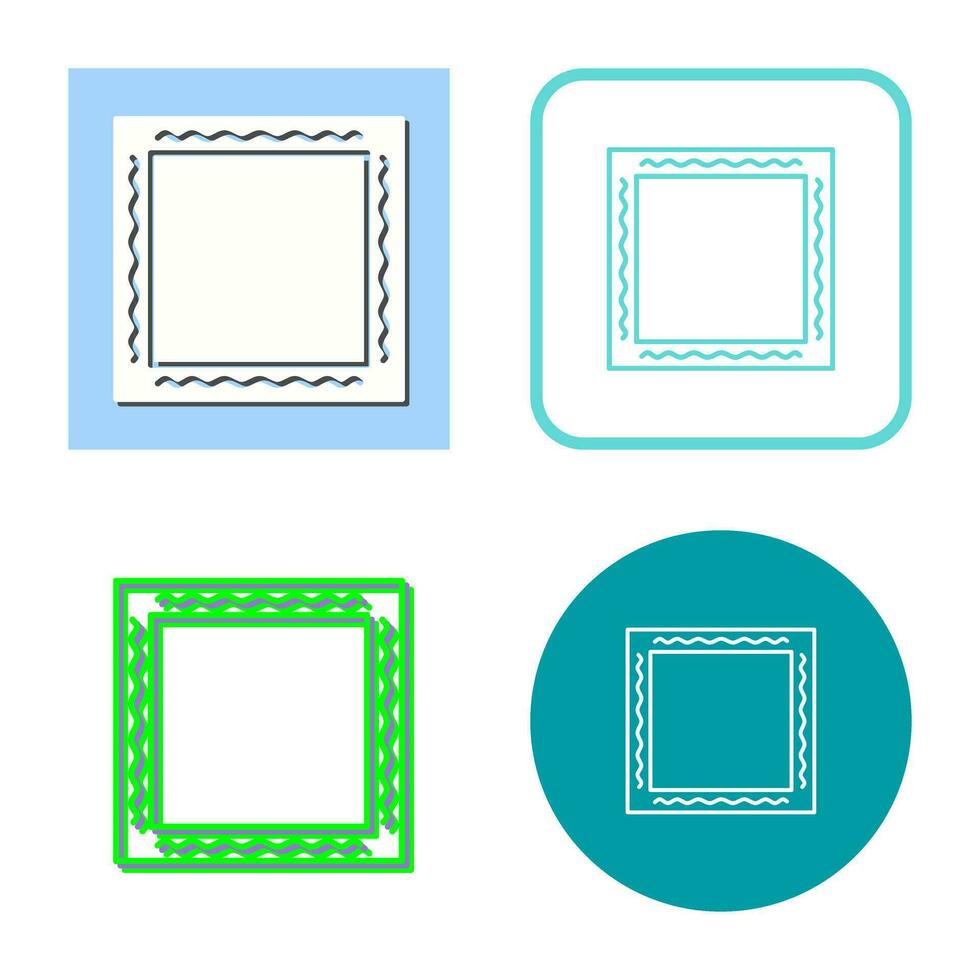 Unique Frame Vector Icon
