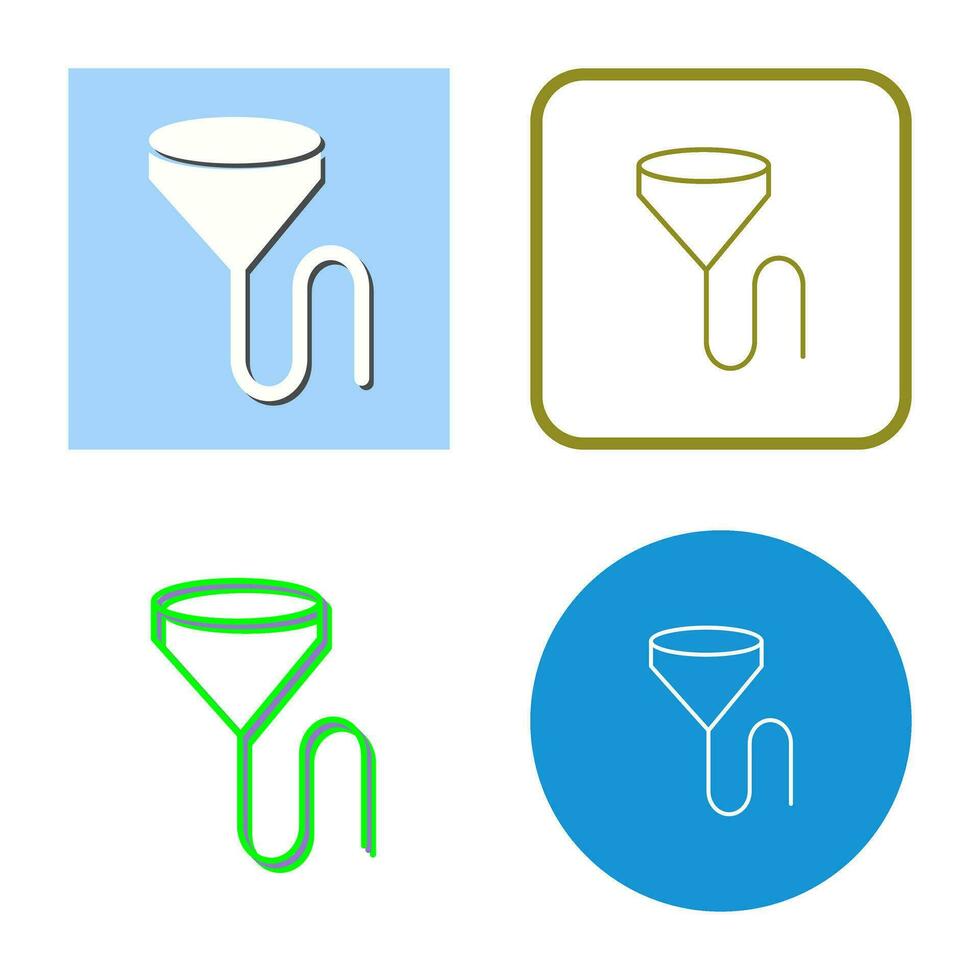 Unique Beer Bong Vector Icon