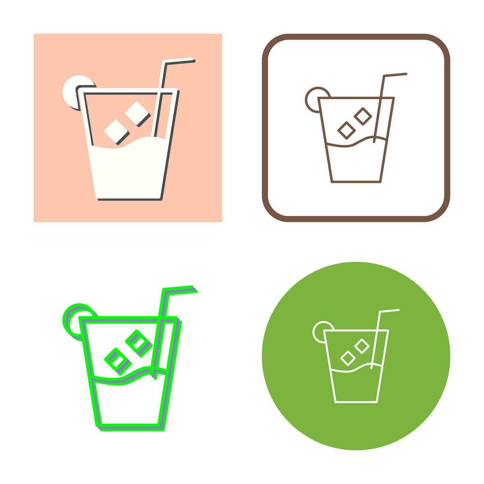 Unique Whiskey Sour Vector Icon