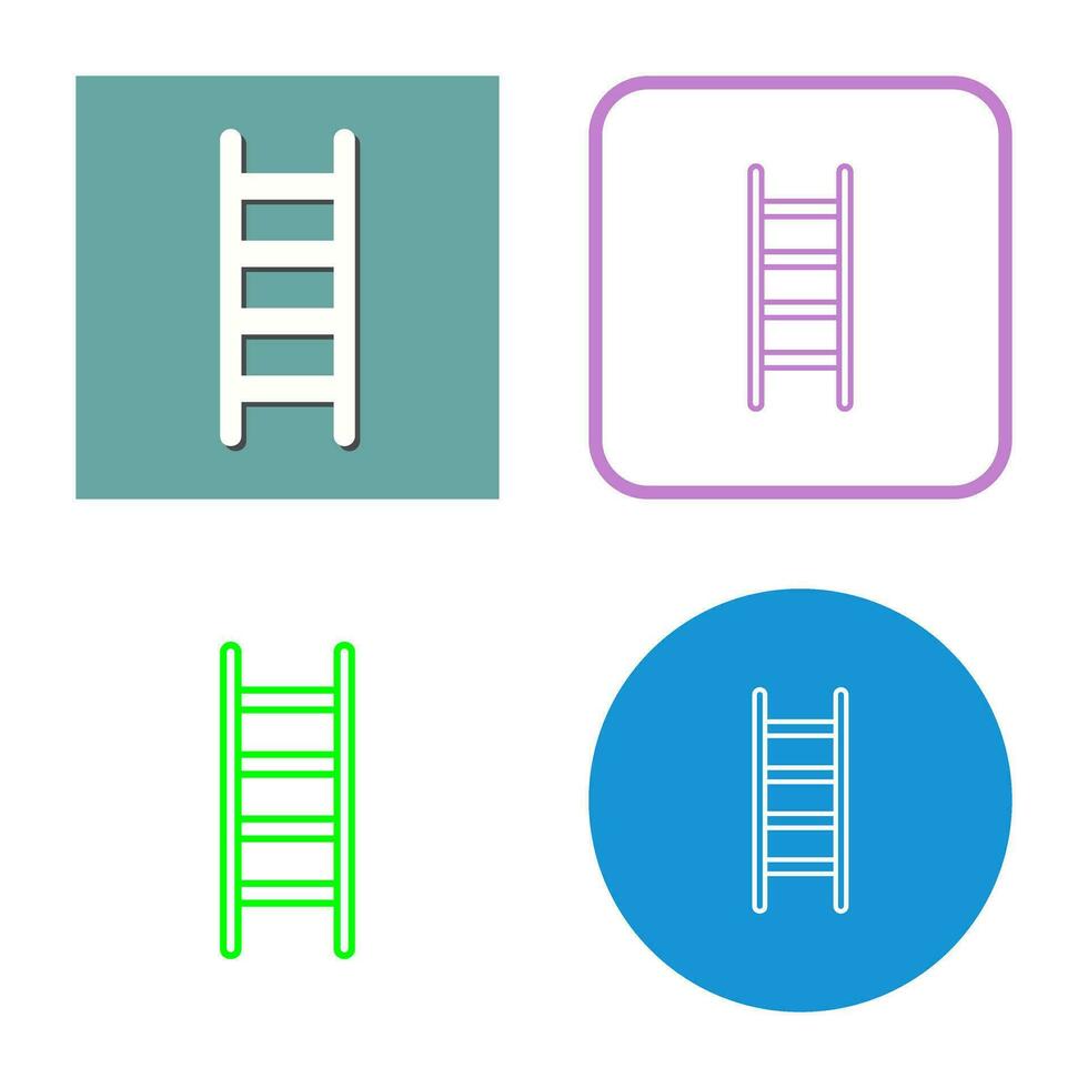 icono de vector de escalera