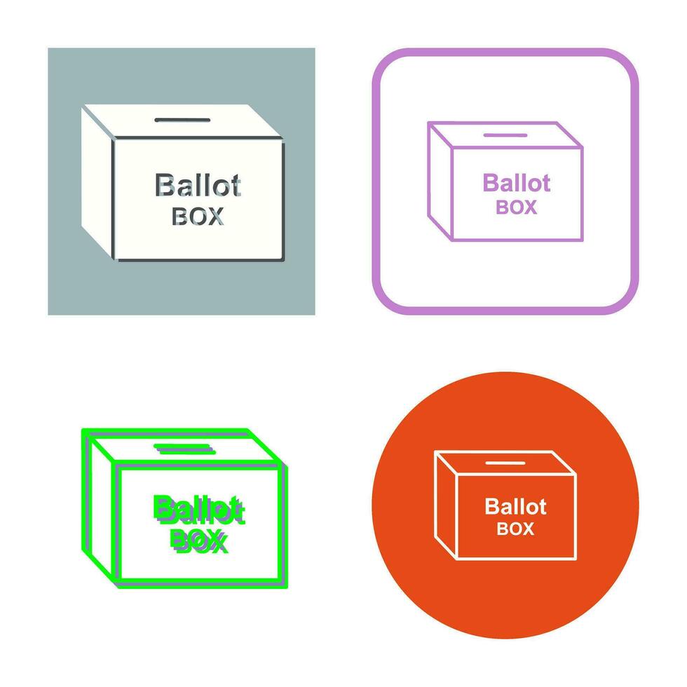 Ballot Box Vector Icon
