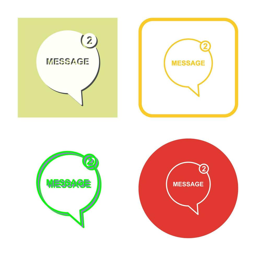 Message Bubbles Vector Icon