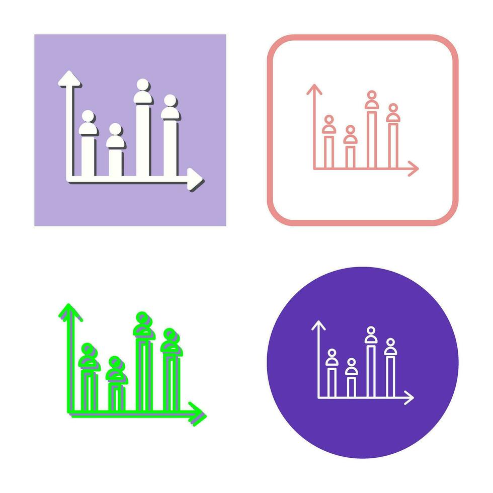 Candidate Graph Vector Icon