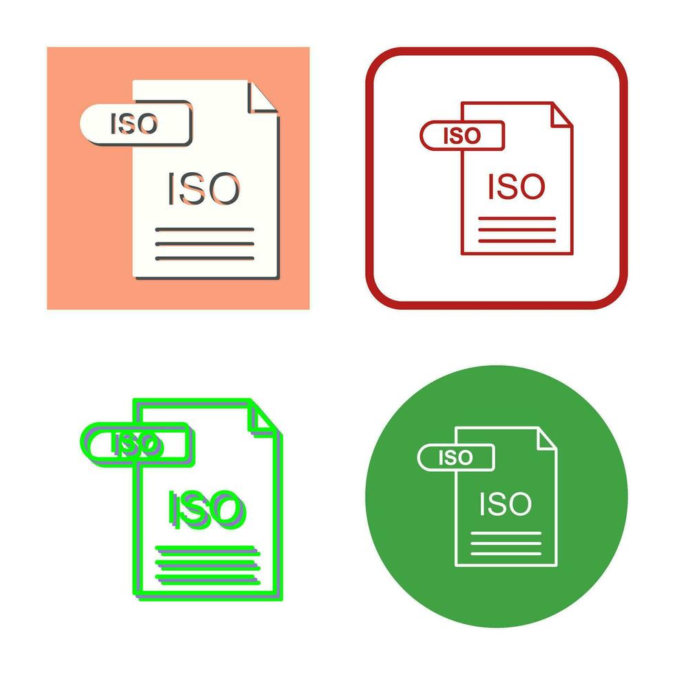 icono de vector iso