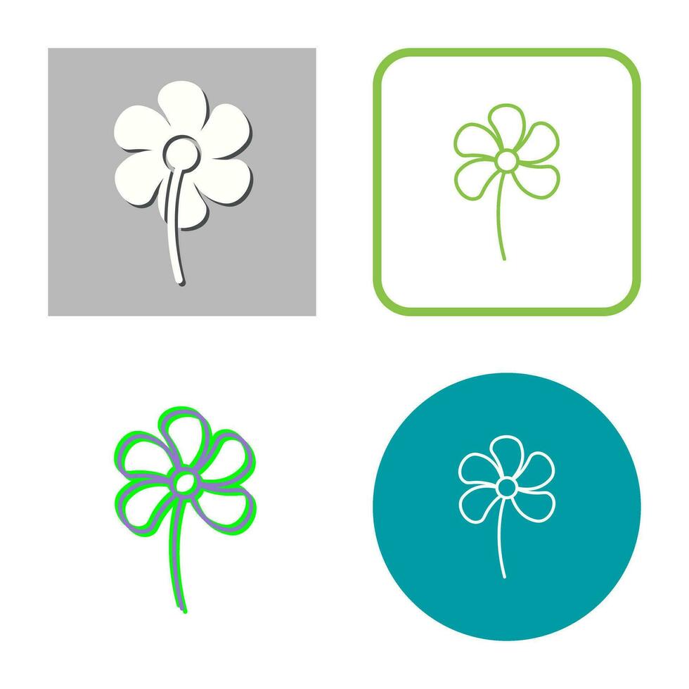 Small flowers Vector Icon