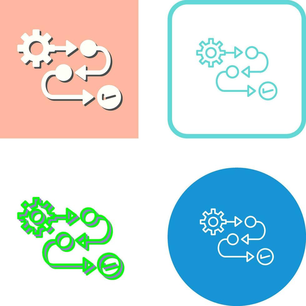 Process Vector Icon