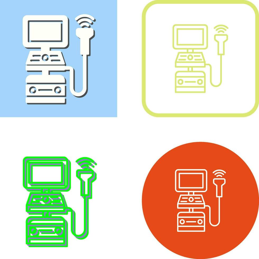 Ultrasound Machine Vector Icon