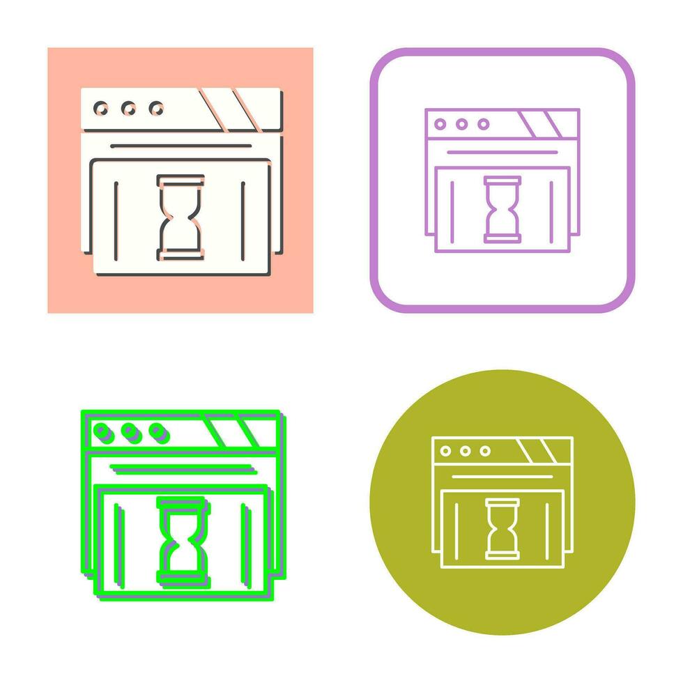 Waiting Vector Icon