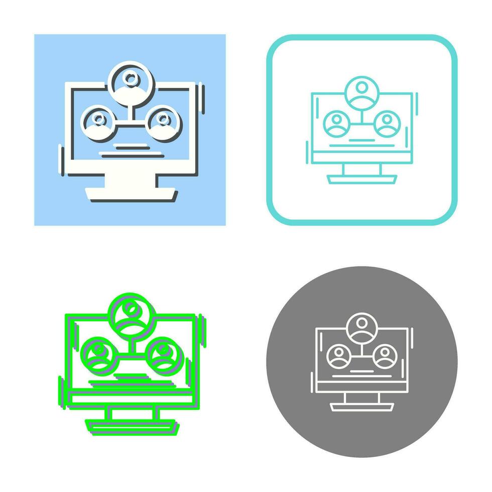 Hierarchy Structure Vector Icon