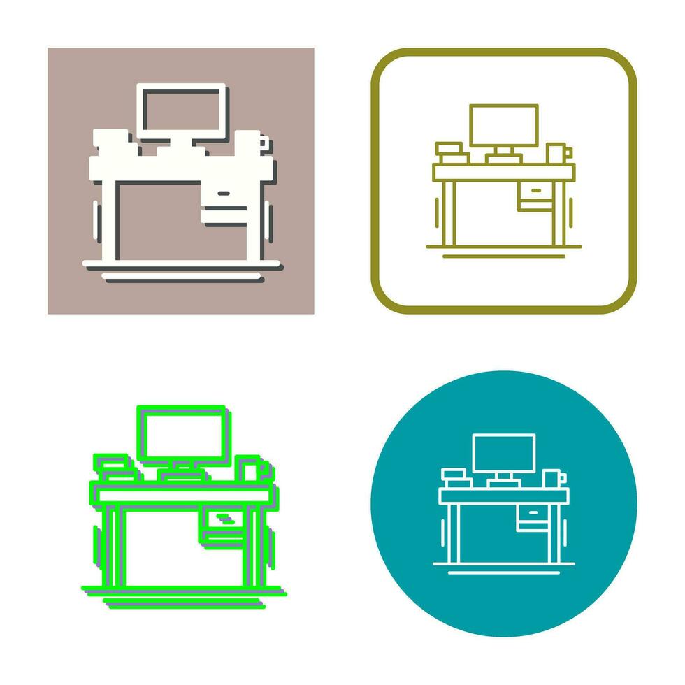 Desk Vector Icon
