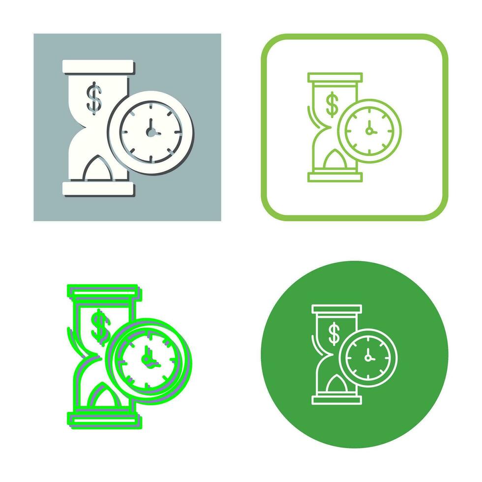 Time is Money Vector Icon