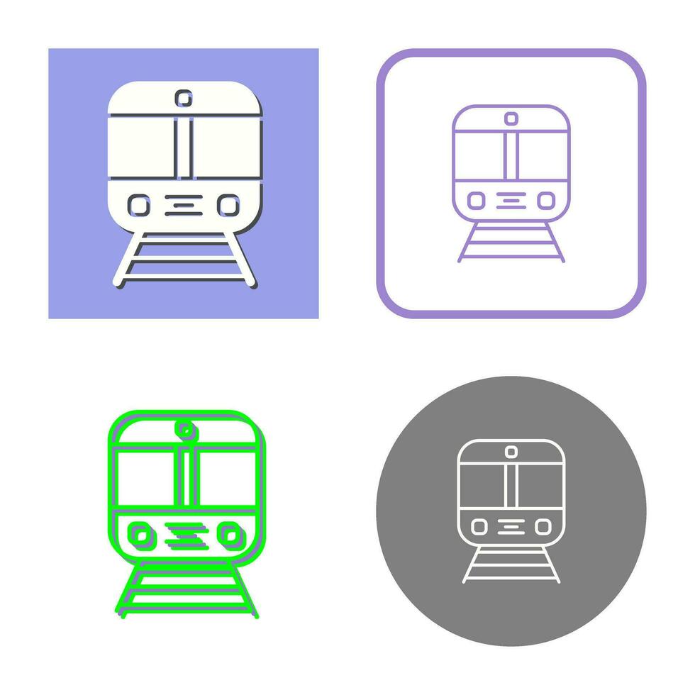 icono de vector de tren