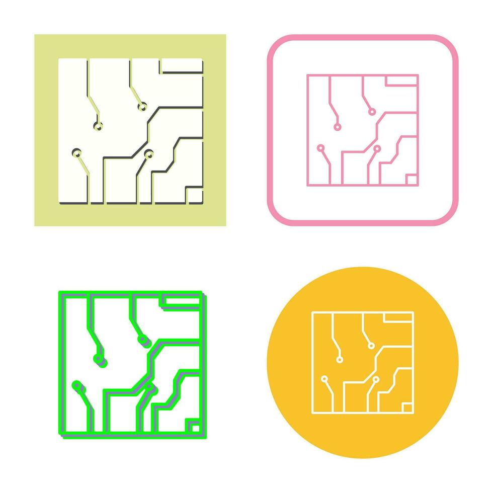 Electrical circuit Vector Icon