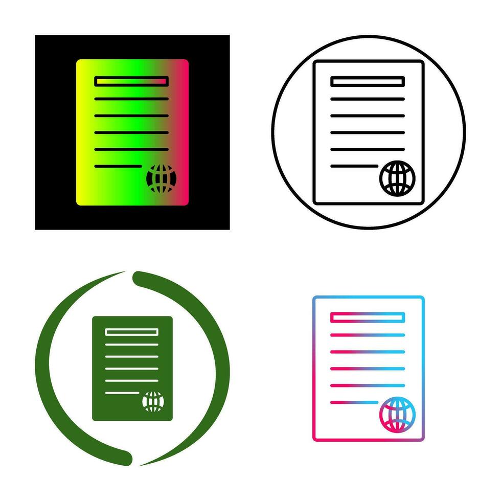 Unique Press Releases Vector Icon