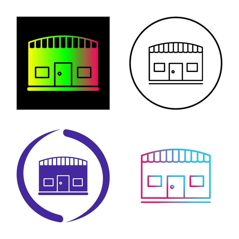 Unique Store Vector Icon