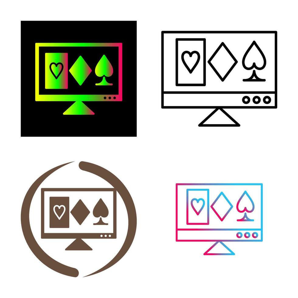 Online Gambling Vector Icon