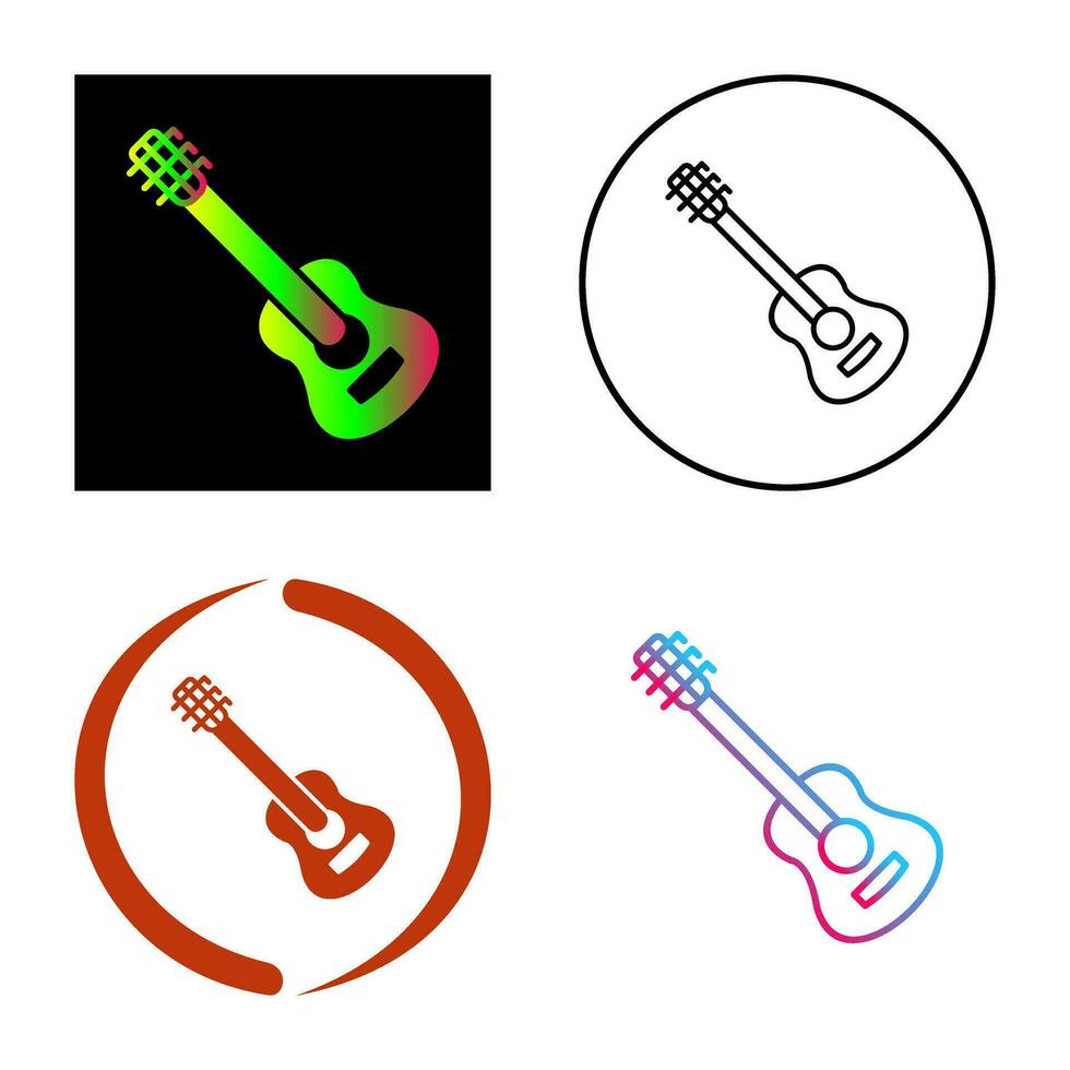 icono de vector de guitarra