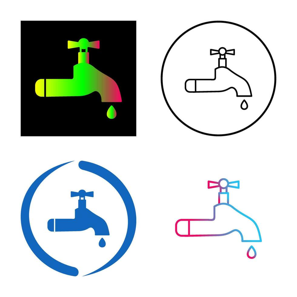 Water Tap Vector Icon