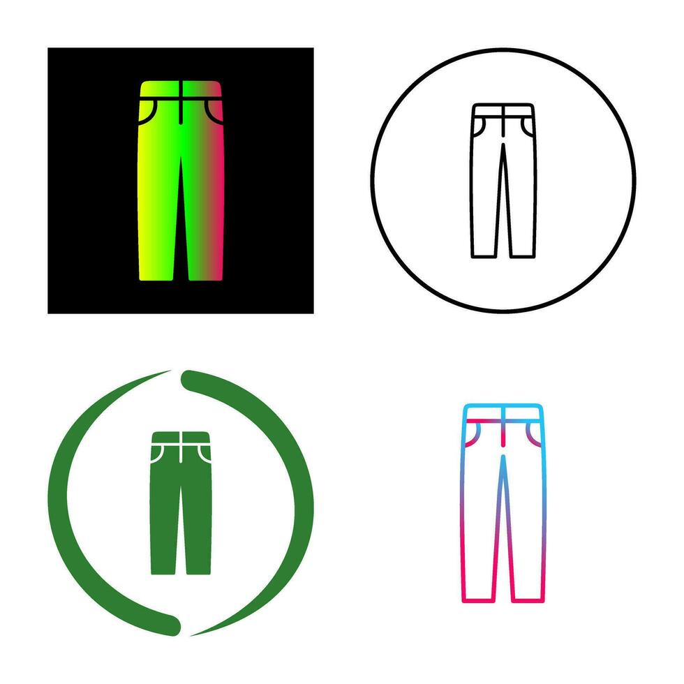 Men's Pants Vector Icon