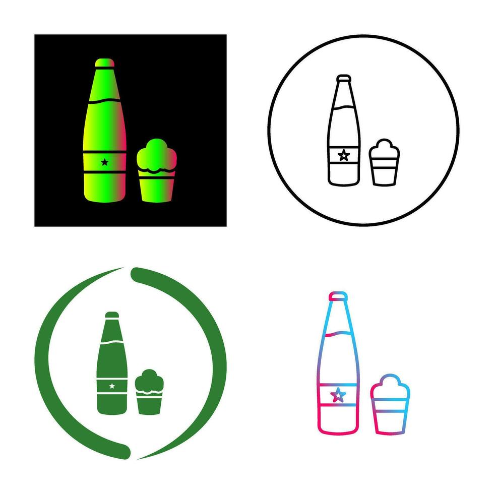 icono de vector de cerveza