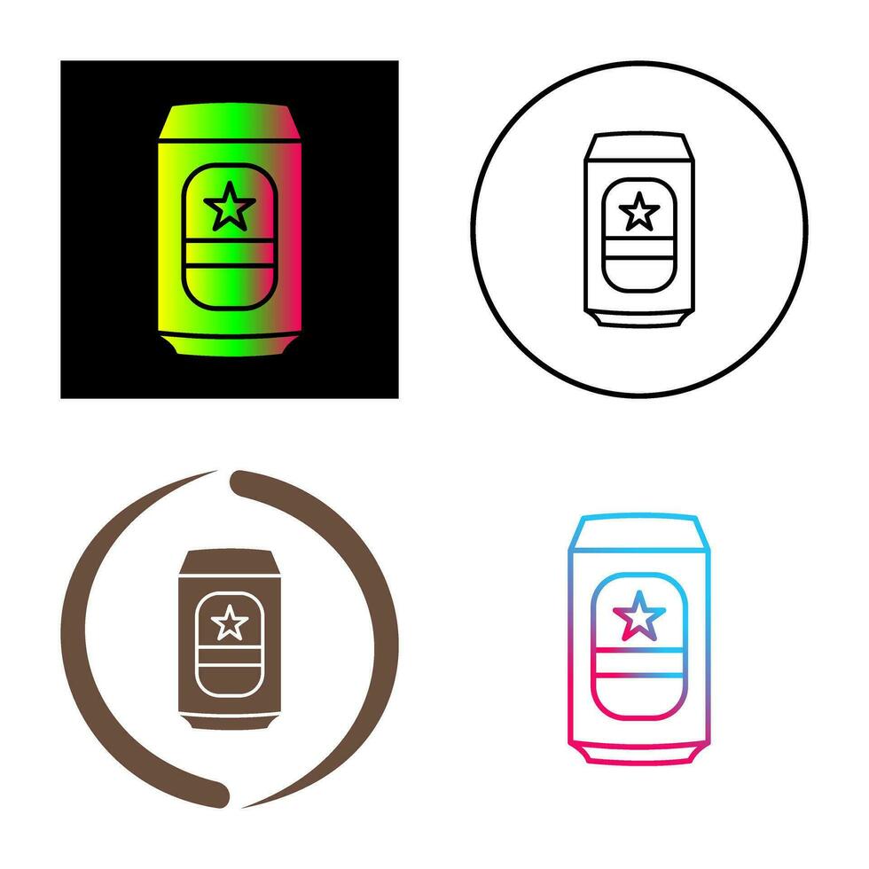 Beer Can Vector Icon