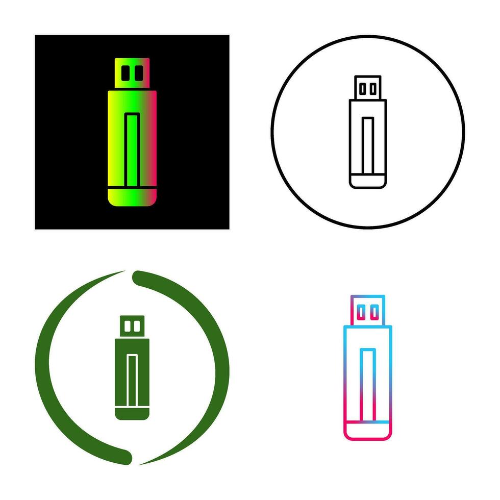 USB Drive Vector Icon