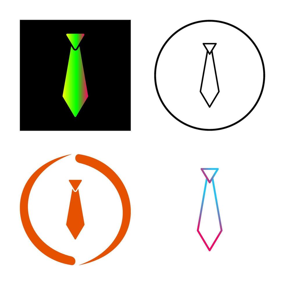 icono de vector de corbata