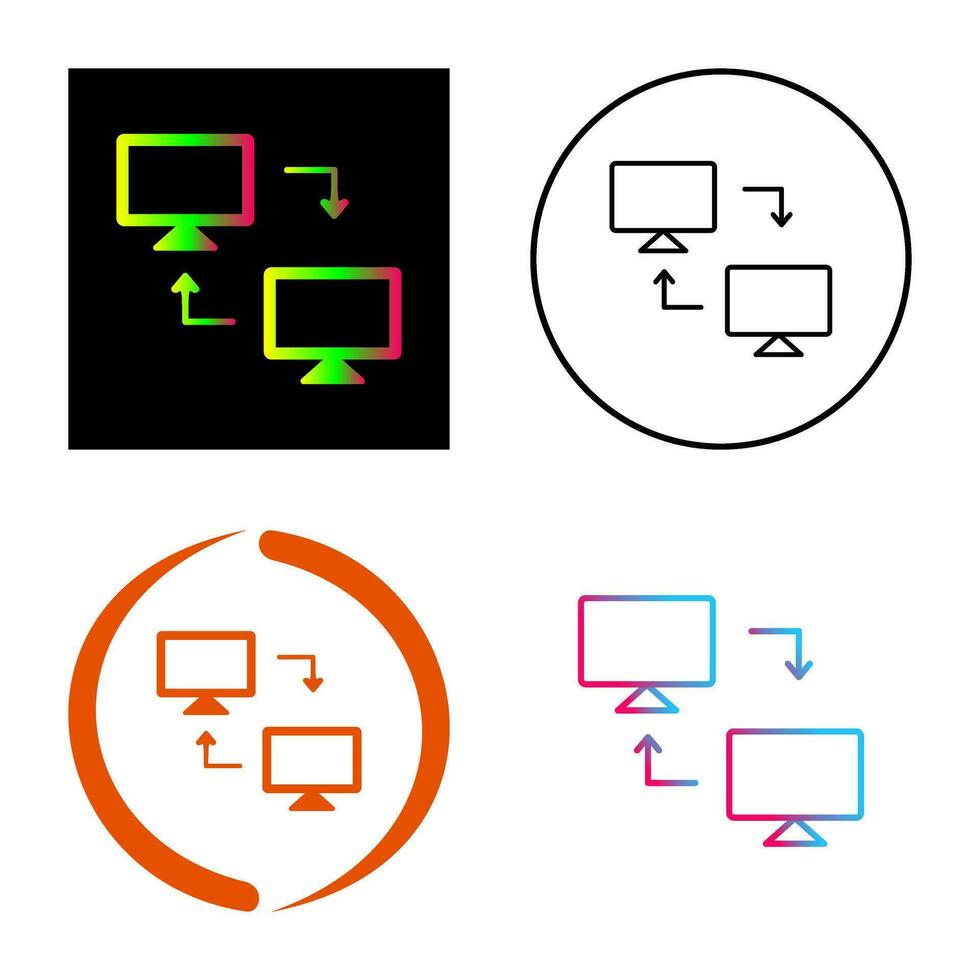 Sharing Systems Vector Icon