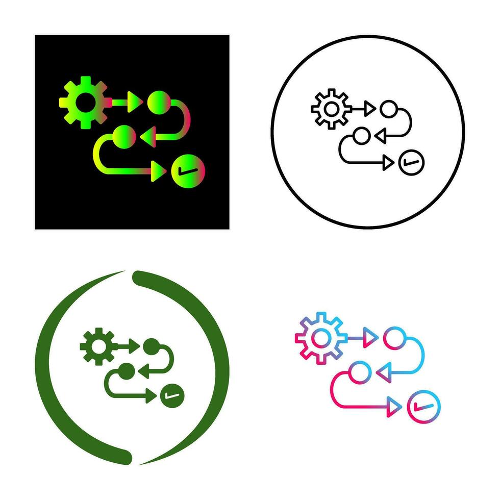 Process Vector Icon