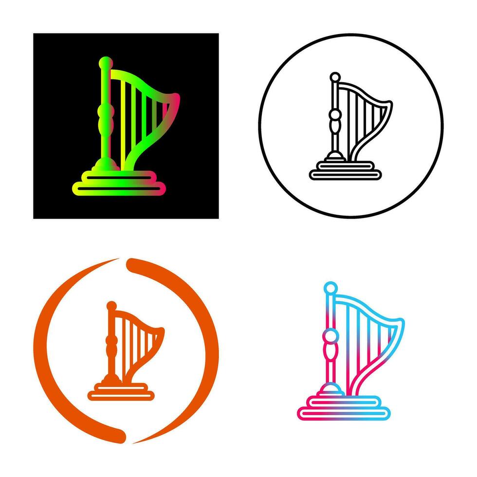 Harp Vector Icon
