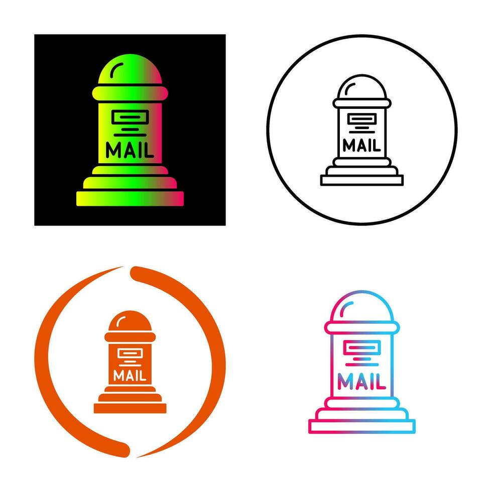 Mail Box Vector Icon