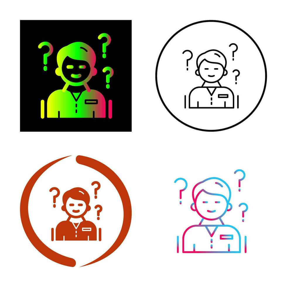 Confuse Vector Icon