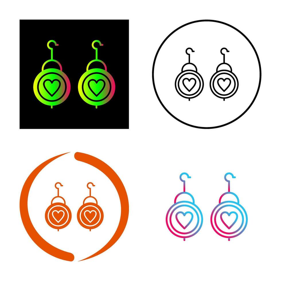 Earrings Vector Icon