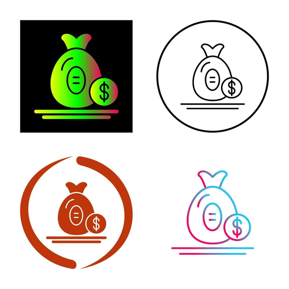 Money Bag Vector Icon