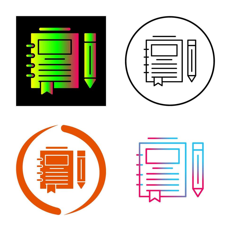 Journal Vector Icon