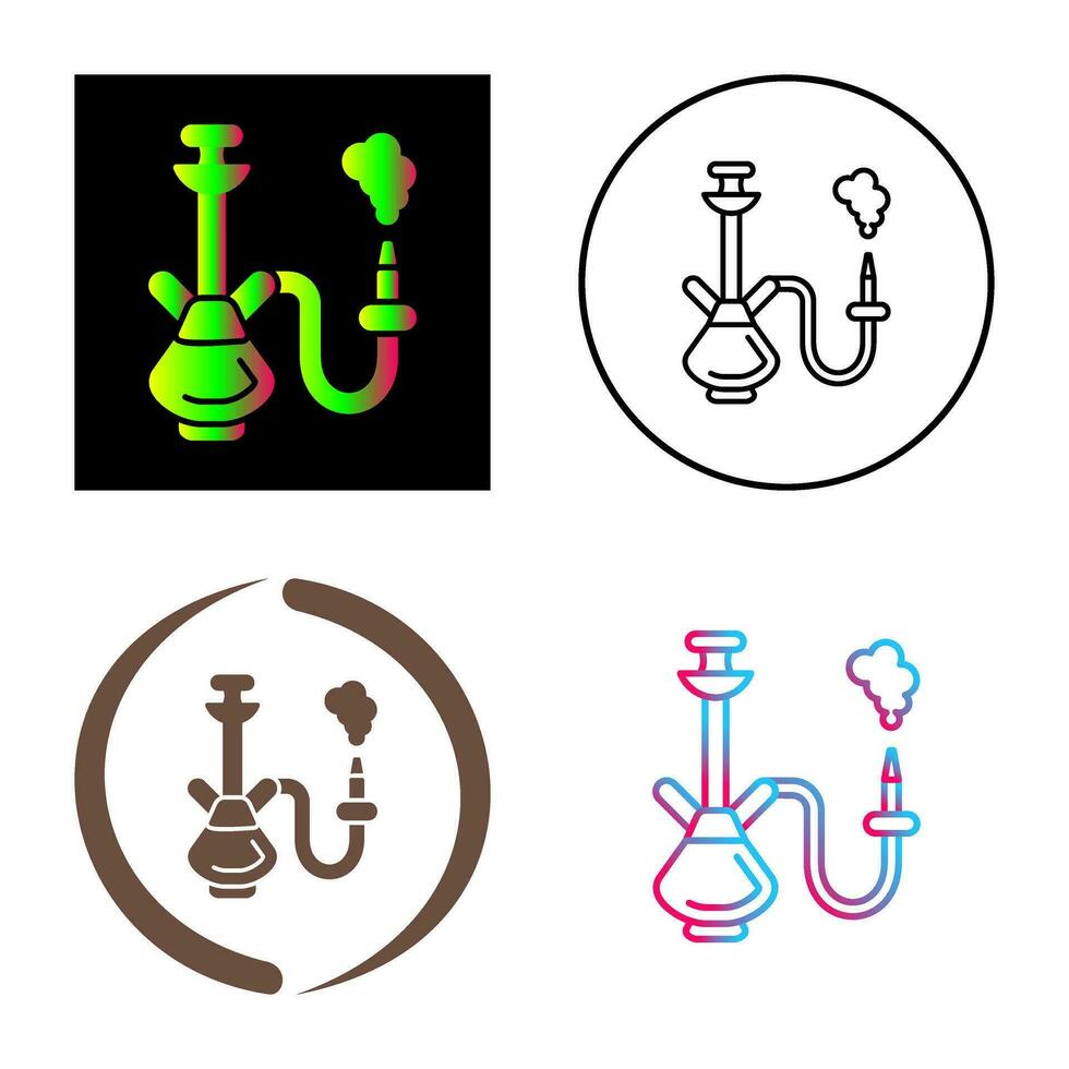 icono de vector de cachimba