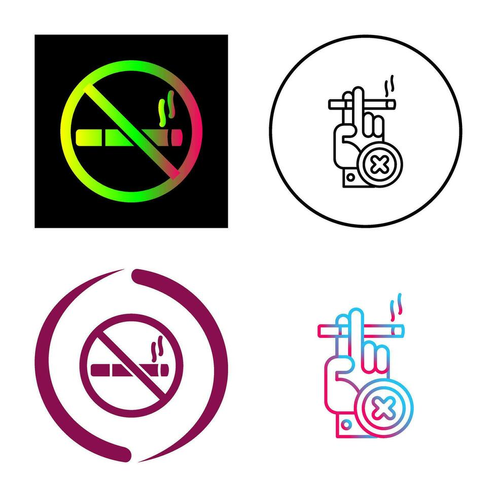 Quit Smoking Vector Icon