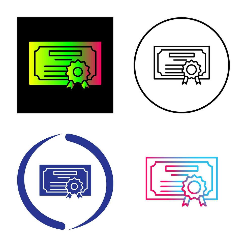 Diploma Vector Icon
