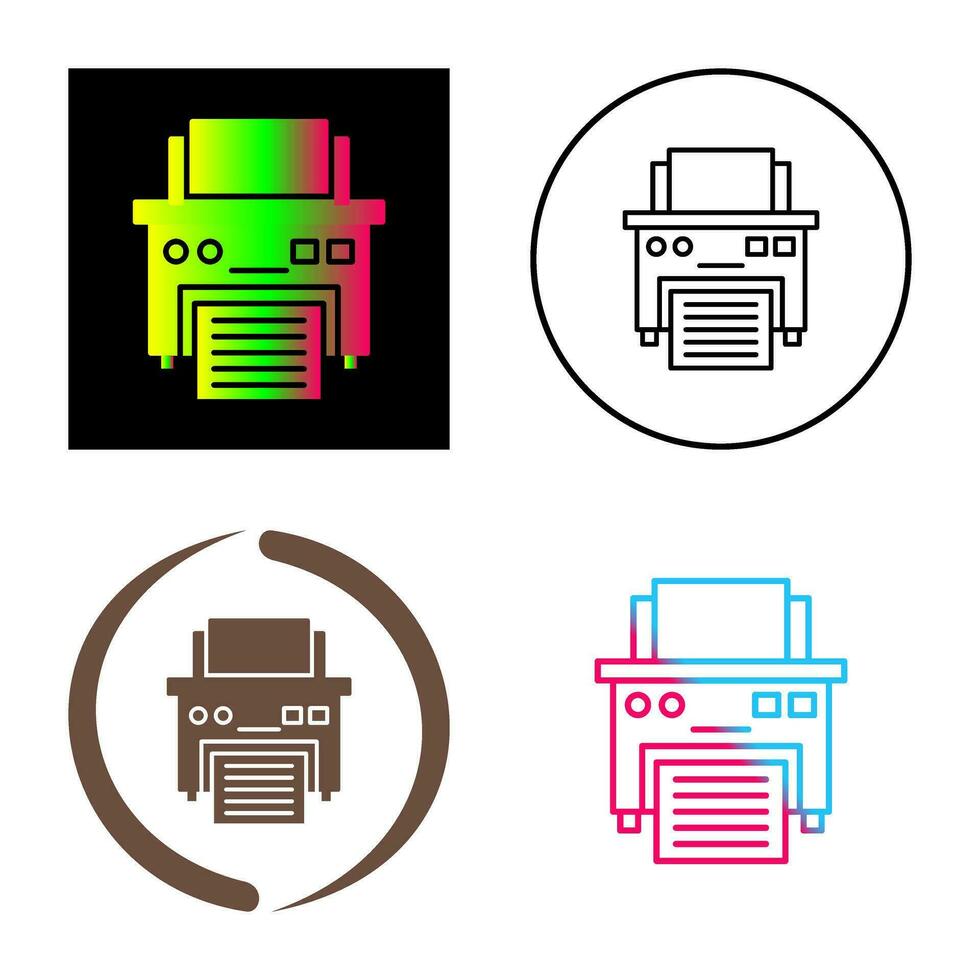 Printer Vector Icon