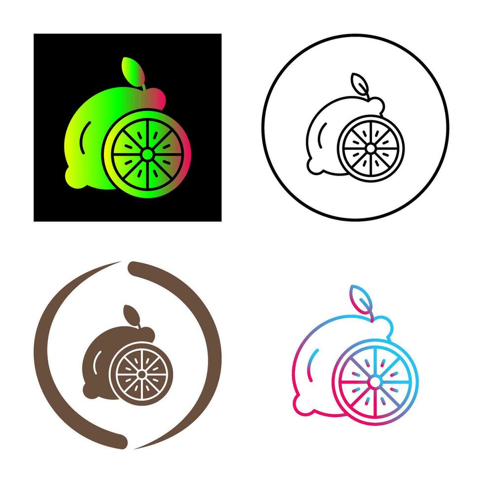 Lemon Vector Icon