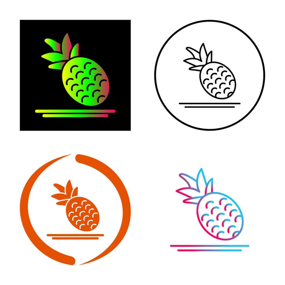 Pineapple Vector Icon