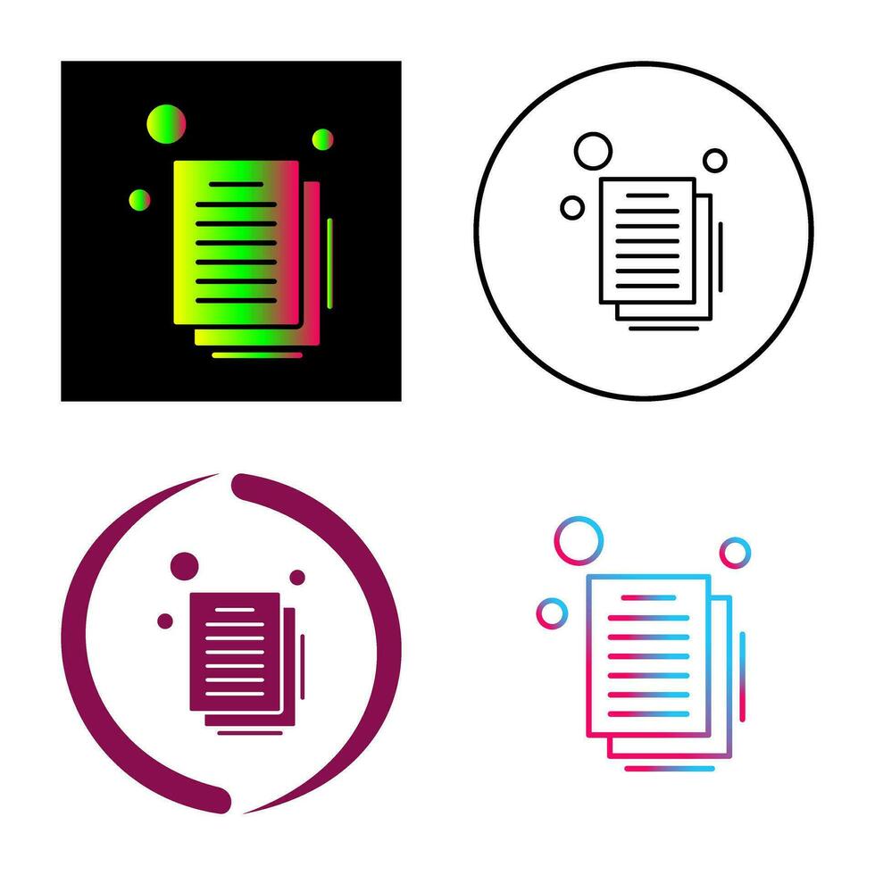 Document Vector Icon