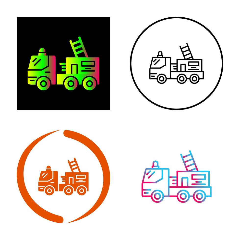 Fire Truck Vector Icon
