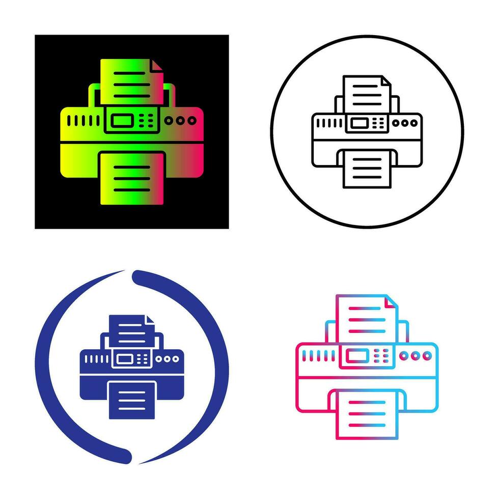 Printer Vector Icon