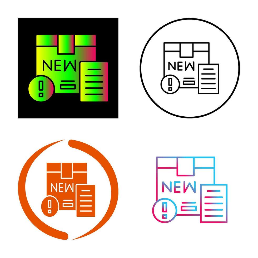 New Product Vector Icon