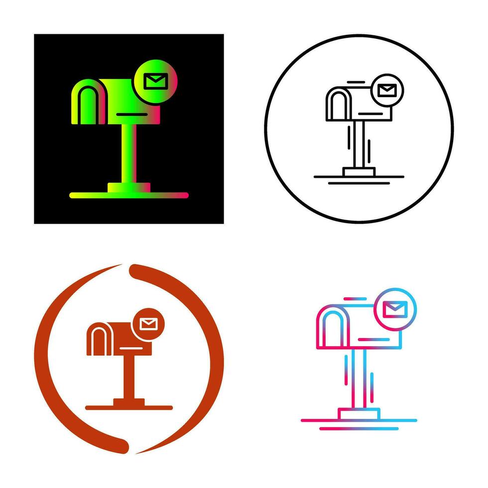 Mail Box Vector Icon