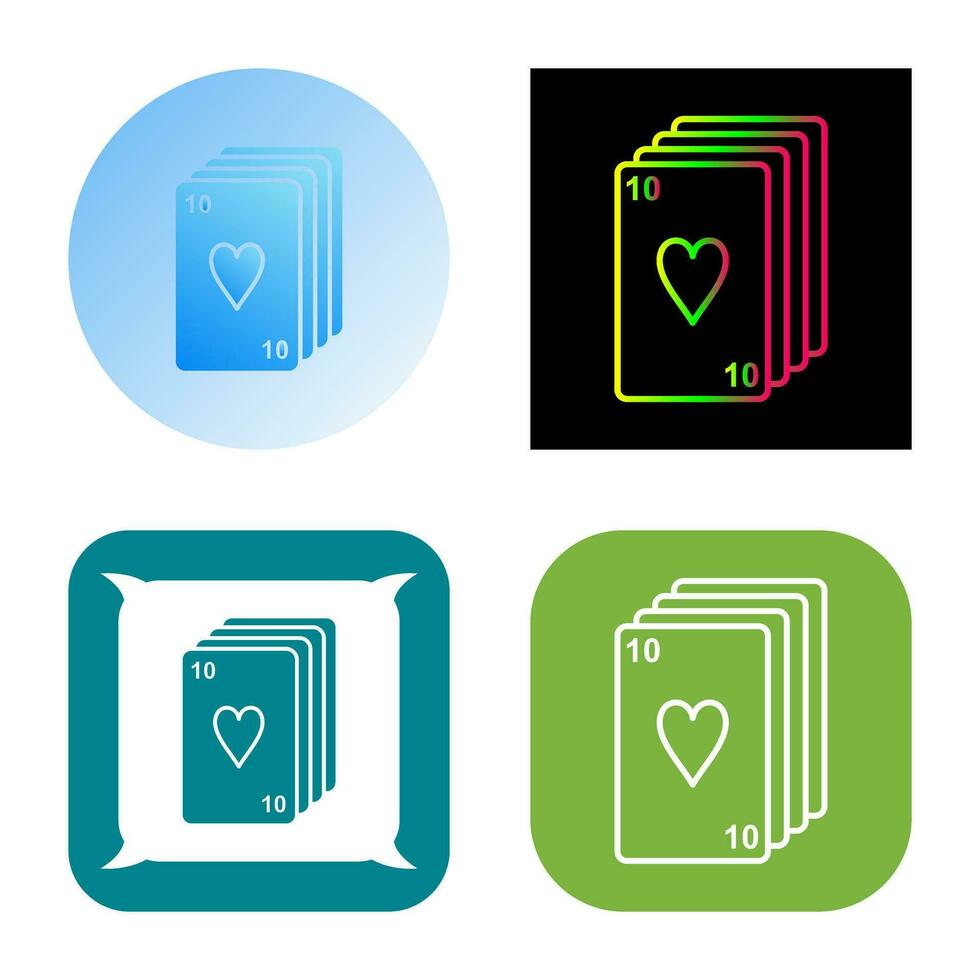 Deck of Cards Vector Icon
