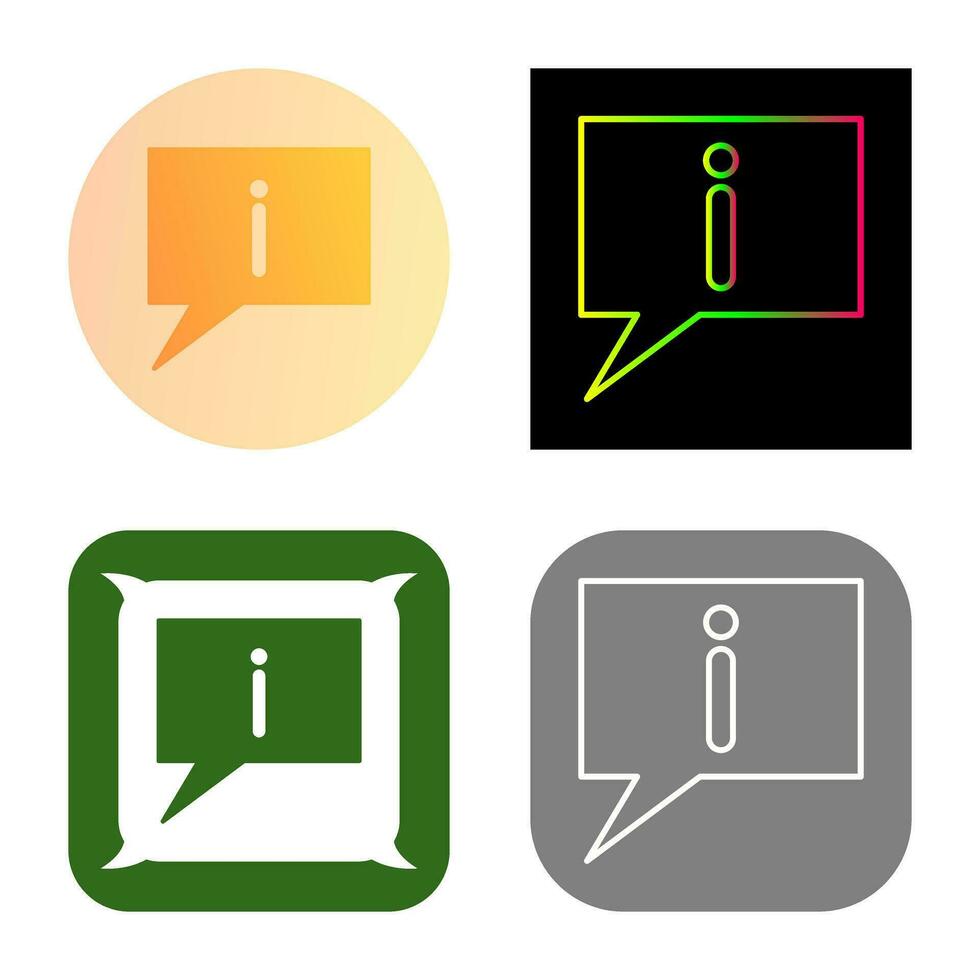 Information Vector Icon